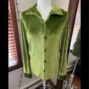 green long sleeve vintage shirt